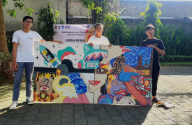 Kreativitas Tanpa Batas! 3 Siswa Suksma Raih Juara 1 Lomba Mural