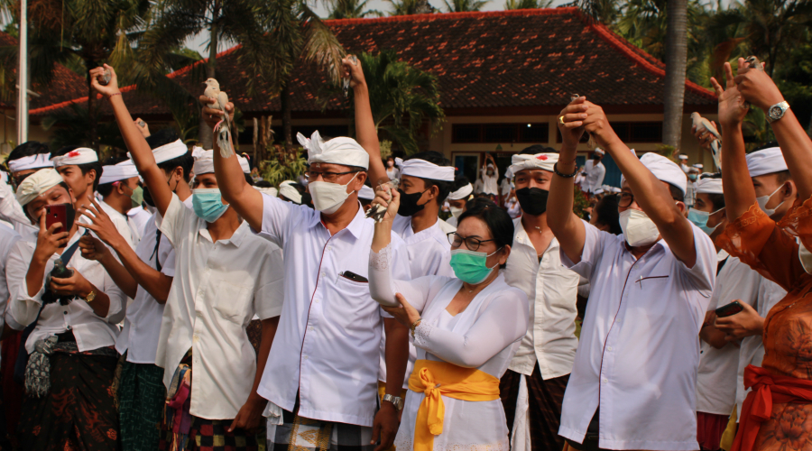 Puluhan Satwa Dilepaskan, Semangat Suksma Peringati Rahina Tumpek Uye