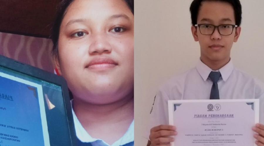  Veda & Bening Tunjukkan Kemampuan, Raih Juara Dalam Lomba KIPVET II FKH UNUD