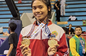 Tanpa Kendala, Gita Raih Juara 1 Karate Tingkat Internasional