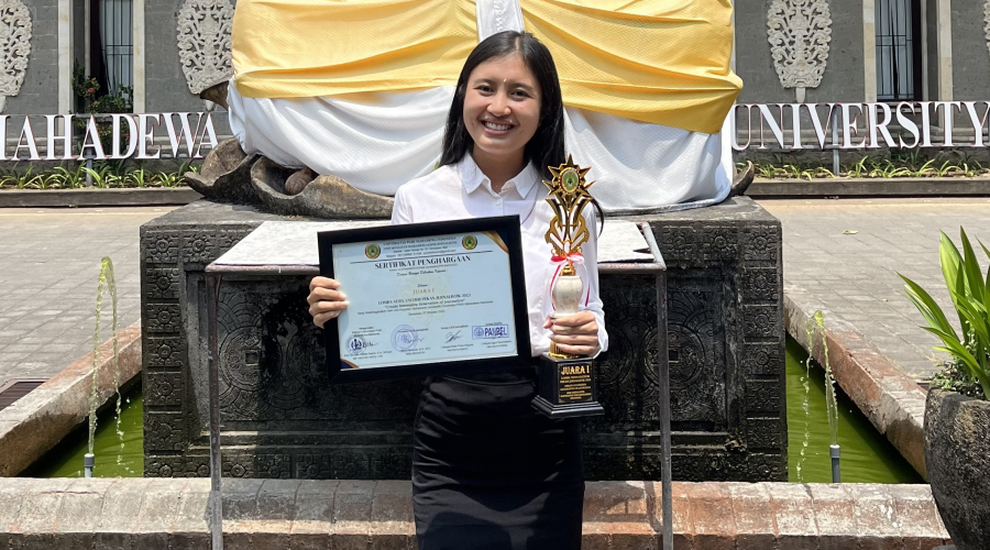 Persiapan Singkat, Shintya Gaet Juara 1 News Anchor