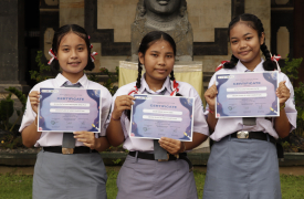  Bangga, Tiga Siswi Suksma Sabet Prestasi Tingkat Nasional