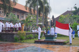  Peringatan Lahirnya Pancasila Dilaksanakan Meski Sempat Terhalang Hujan