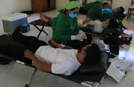 Pelaksanaan Kegiatan Donor Darah di SMA Negeri 1 Sukawati