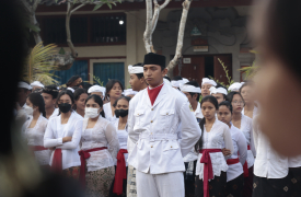 Hari Jadi Bali ke-65, Suksma Laksanakan Upacara Bendera