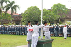 Wujud Penghormatan, Suksma Peringati HUT KORPRI ke-54 Melalui Upacara Bendera 