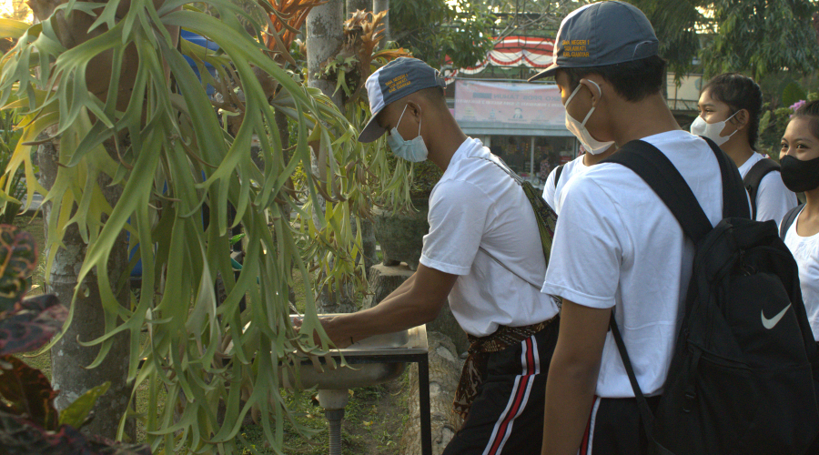 Lomba Internal Antarkelompok Paskibra SMA Negeri 1 Sukawati Tahun 2021